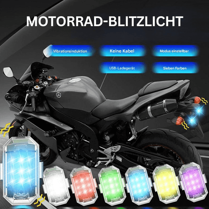 LED Taschenlampe, 7 Farben, 7 Modi, Wasserdicht