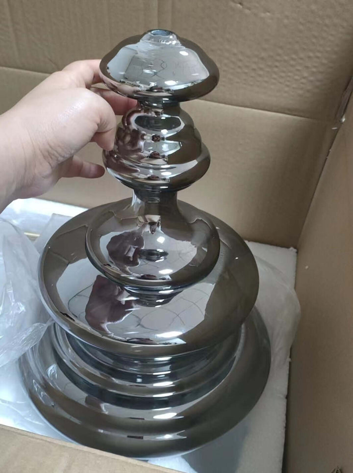 Moderne Glas-Pendelleuchte Sternenhimmel Grau