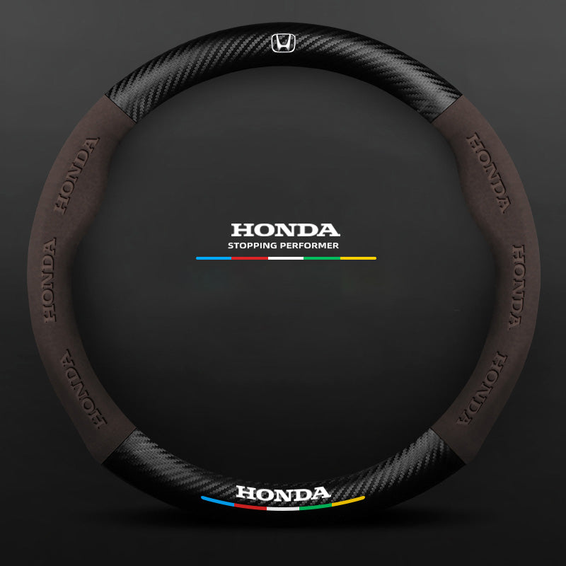 "3D-geprägter Lenkradbezug aus Leder, rutschfest, universelle Passform, luxuriöser Look, atmungsaktiv, sicherer Griff"