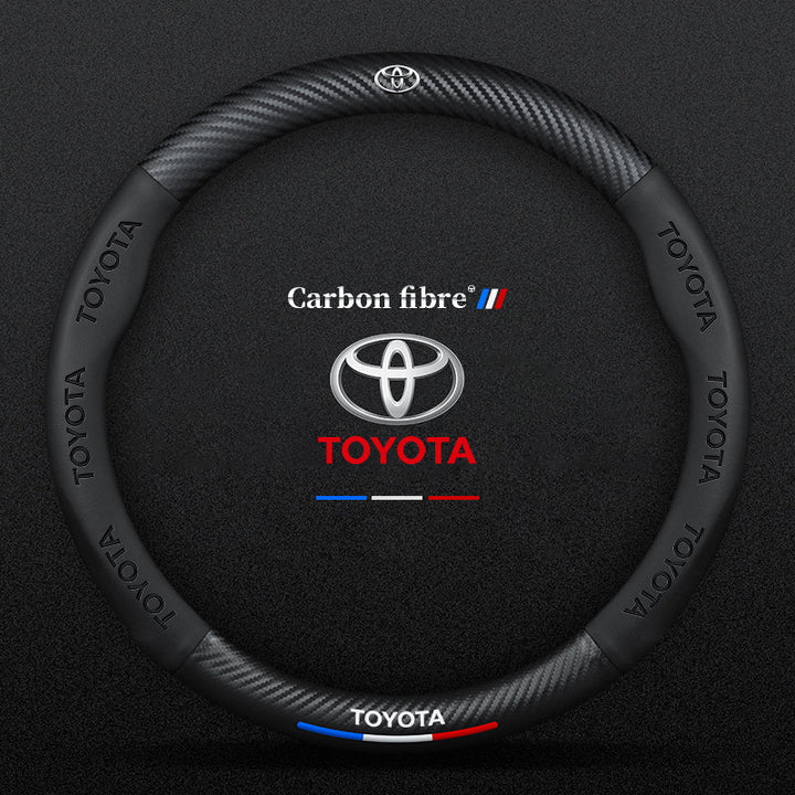 "3D-geprägter Lenkradbezug aus Leder, rutschfest, universelle Passform, luxuriöser Look, atmungsaktiv, sicherer Griff"