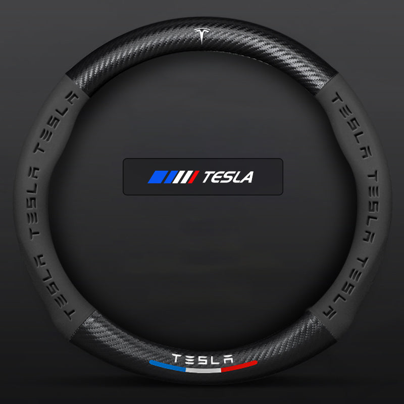 "3D-geprägter Lenkradbezug aus Leder, rutschfest, universelle Passform, luxuriöser Look, atmungsaktiv, sicherer Griff"