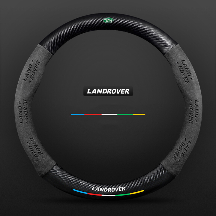 "3D-geprägter Lenkradbezug aus Leder, rutschfest, universelle Passform, luxuriöser Look, atmungsaktiv, sicherer Griff"