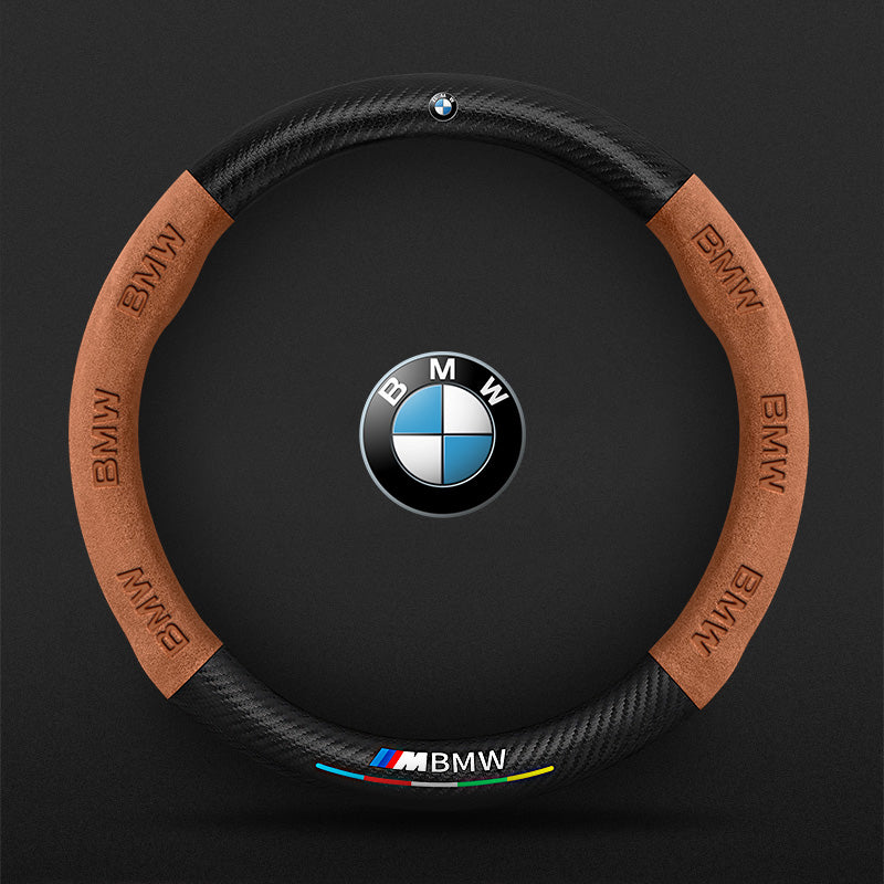 "3D-geprägter Lenkradbezug aus Leder, rutschfest, universelle Passform, luxuriöser Look, atmungsaktiv, sicherer Griff"