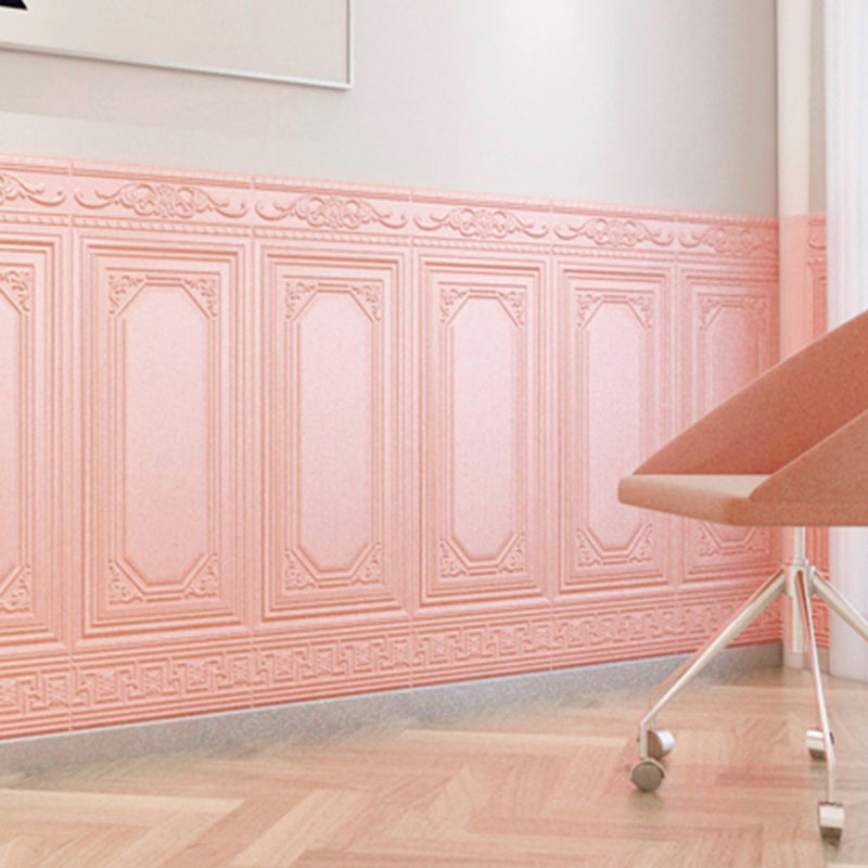 Innovative 3D textured wall panels, self-adhesive for fast home interior updates.