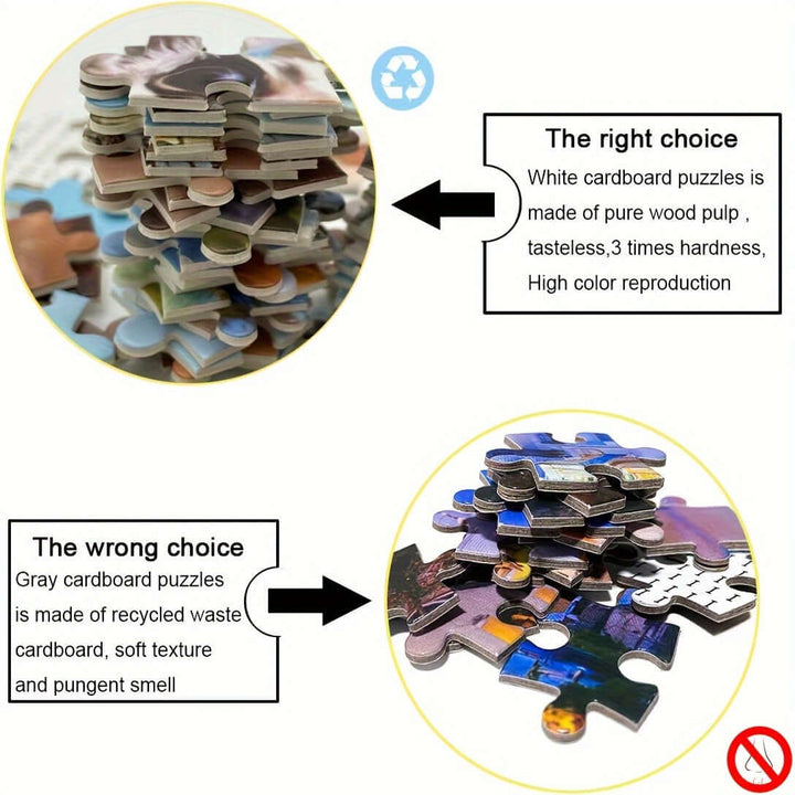 1000-teiliges Rundpuzzle - Sternzeichen-Motiv