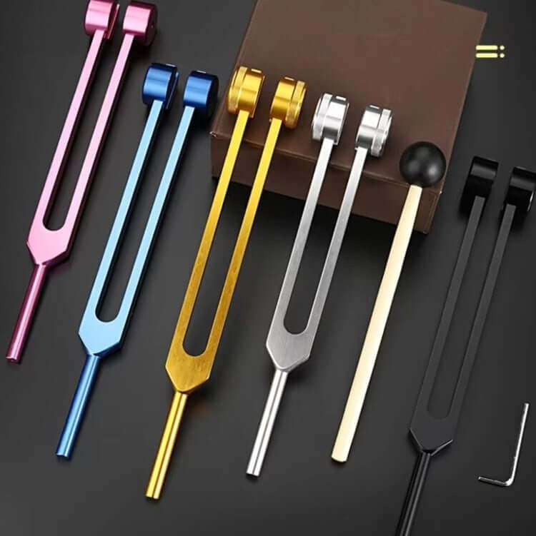 Stimmgabel Set für Klangtherapie & Entspannung