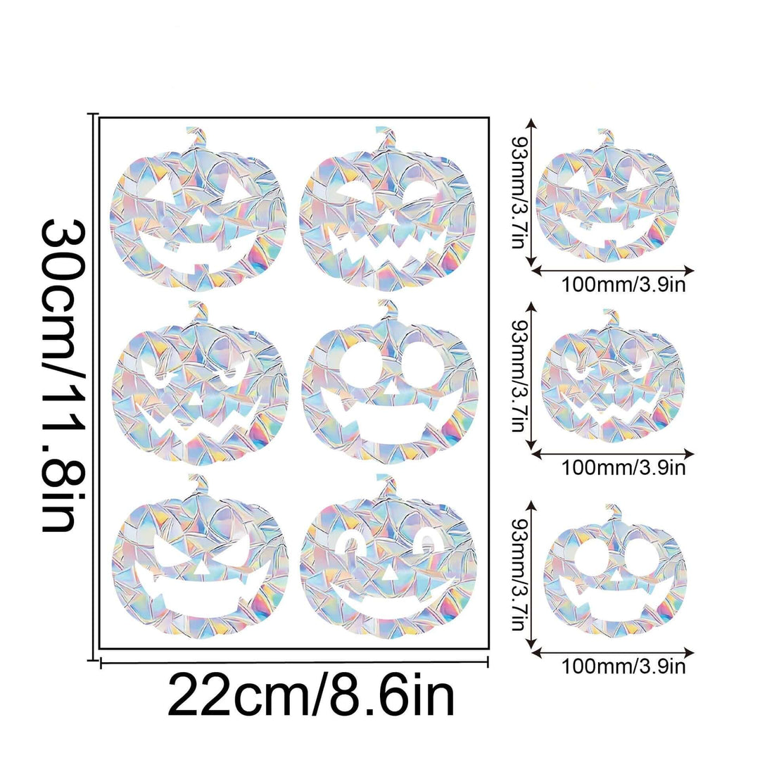 Regenbogen-Fensterdeko - Selbstklebend, Bunt, Dekorativ
