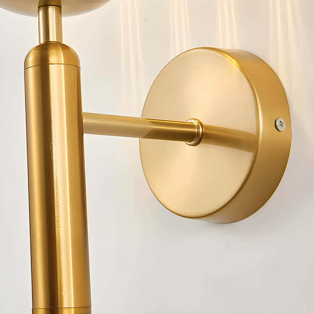 Elegante Glas-Wandleuchte im Vintage-Stil