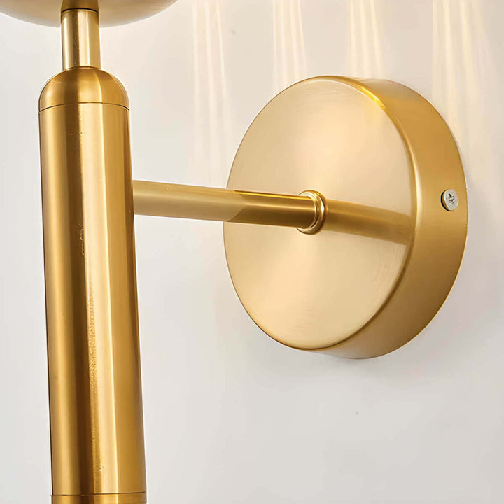 Elegante Glas-Wandleuchte im Vintage-Stil