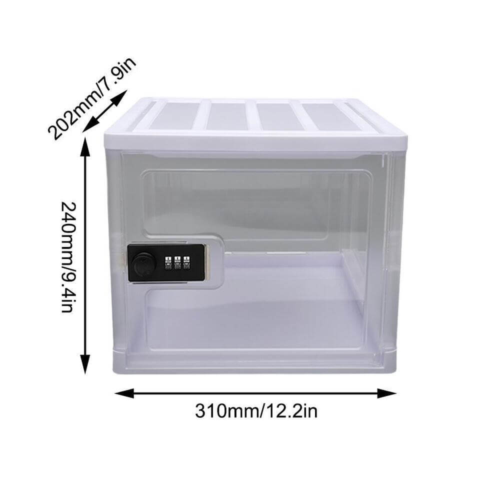 Lebensmittel-Behälter Tresor mit Zahlenschloss