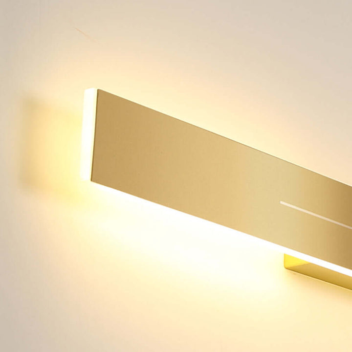 Moderne LED Wandleuchte Gold Schwarz Innen