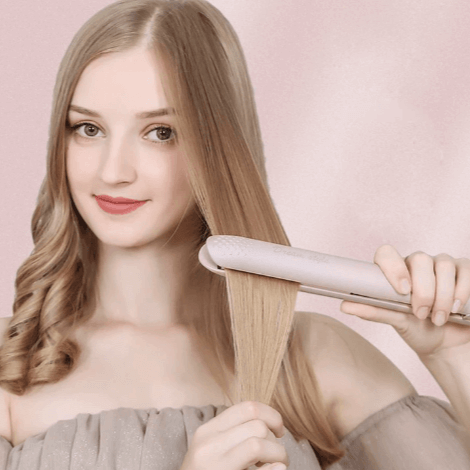 2-in-1 Lockenstab & Glätteisen für Vielseitiges Haarstyling