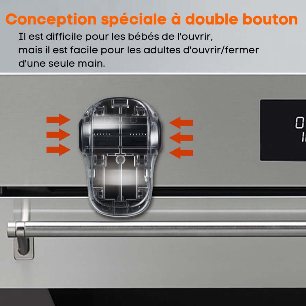 Kindersicherung Ofen - Drehbares Sicherheitsschloss