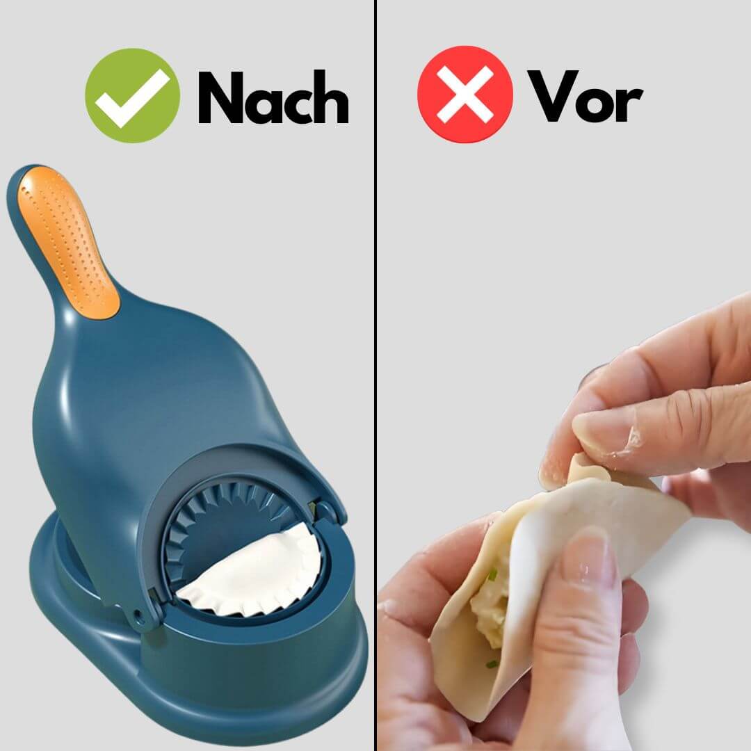 2-in-1 Dumplingmaschine für perfekte Teigtaschen