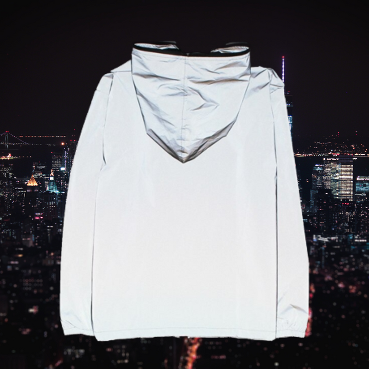 "3M Reflektierende Manteljacke für Herren, stilvoll in weichen Farbtönen, reflektierende Elemente für erhöhte Sichtbarkeit"