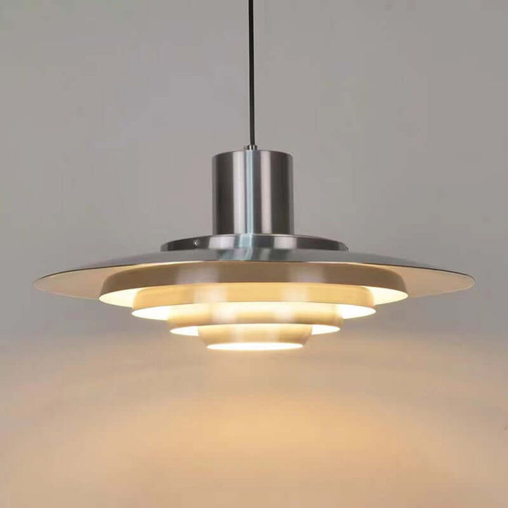 Moderne LED-Pendelleuchte Aluminium