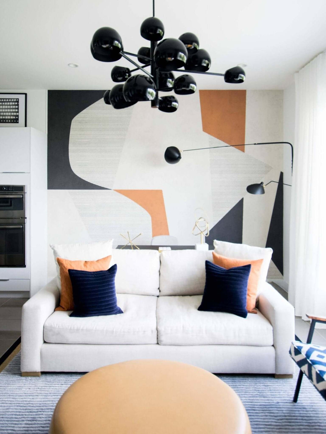 Designer Wandleuchte - modern - Metall