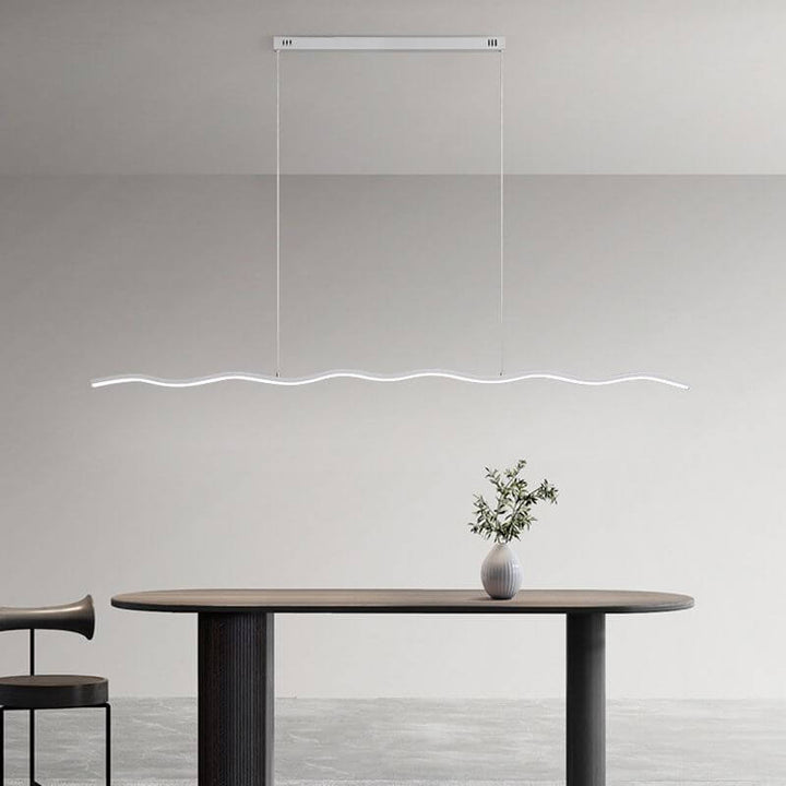 Moderne LED-Pendelleuchte Wellen-Design