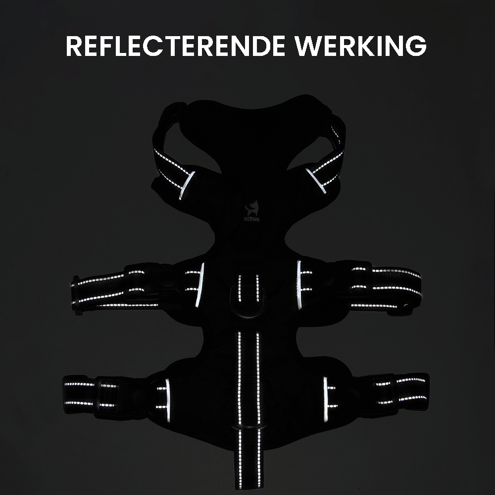 Reflektierendes Hundegeschirr Anti-Zug & Komfort