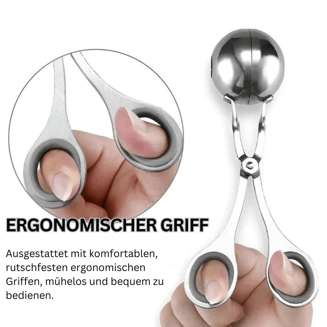 Edelstahl Fleischbällchenformer - Ideal für perfekte Bällchen