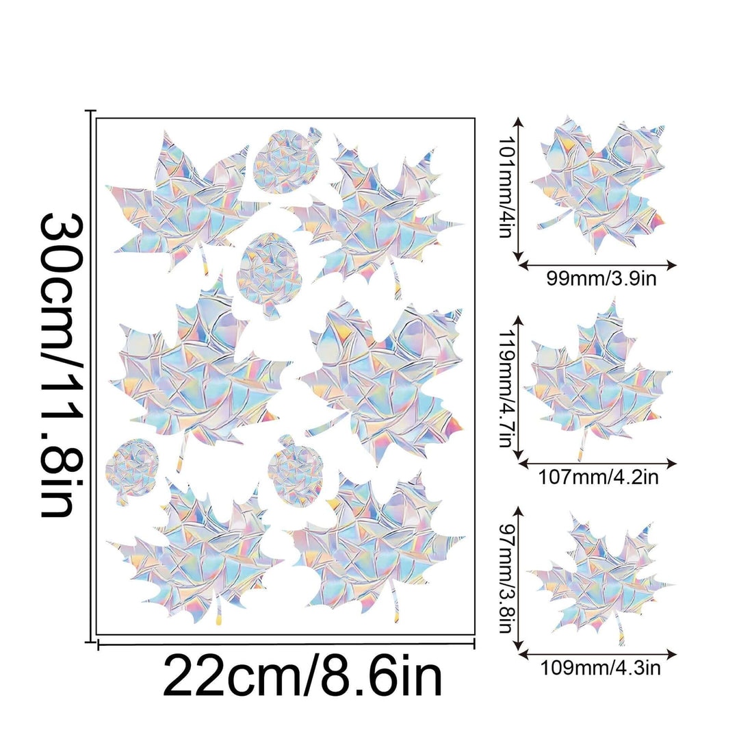 Regenbogen-Fensterdeko - Selbstklebend, Bunt, Dekorativ