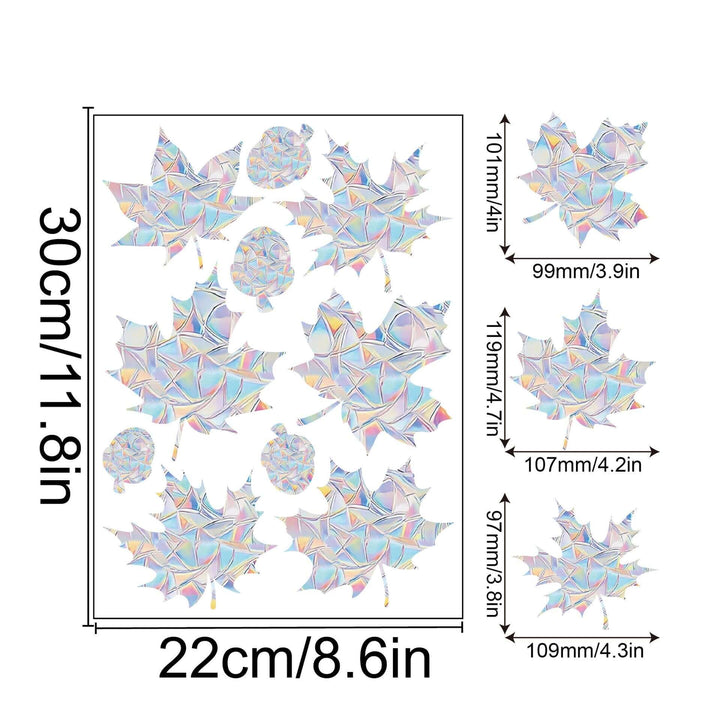 Regenbogen-Fensterdeko - Selbstklebend, Bunt, Dekorativ