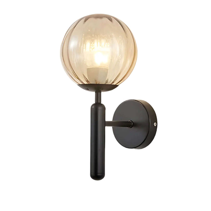 Elegante Glas-Wandleuchte im Vintage-Stil