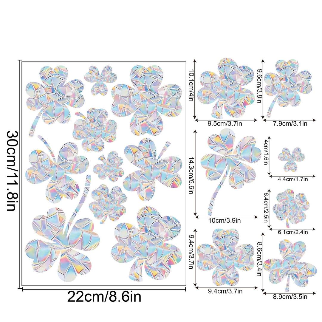 Regenbogen-Fensterdeko - Selbstklebend, Bunt, Dekorativ