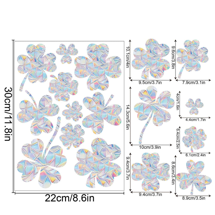 Regenbogen-Fensterdeko - Selbstklebend, Bunt, Dekorativ