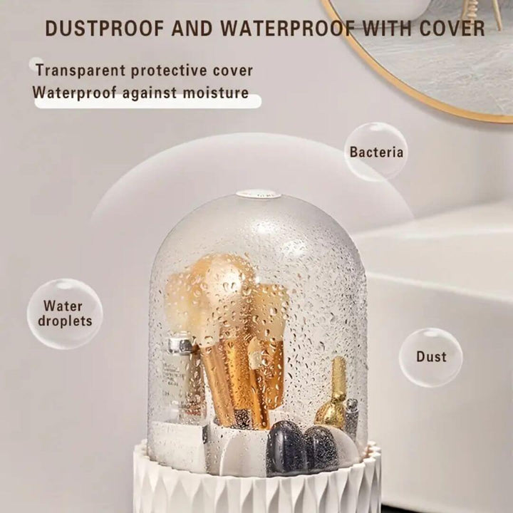 Drehbarer Kosmetik Organizer mit Deckel