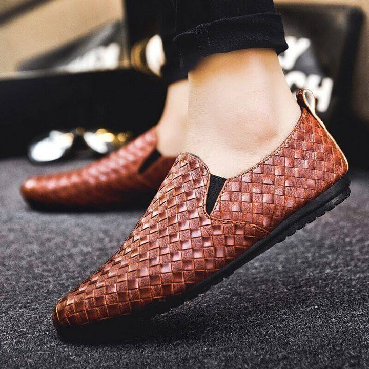 Atmungsaktive Loafer aus Leder