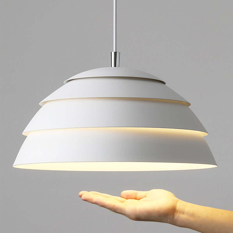 Moderne LED Pendelleuchte - Kuppel Design