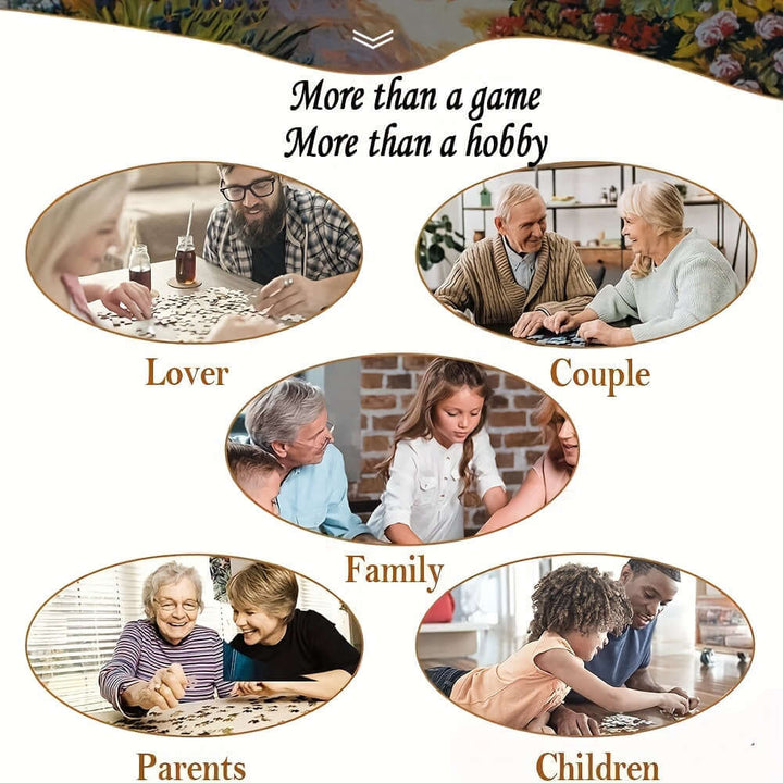 1000-teiliges Rundpuzzle - Sternzeichen-Motiv