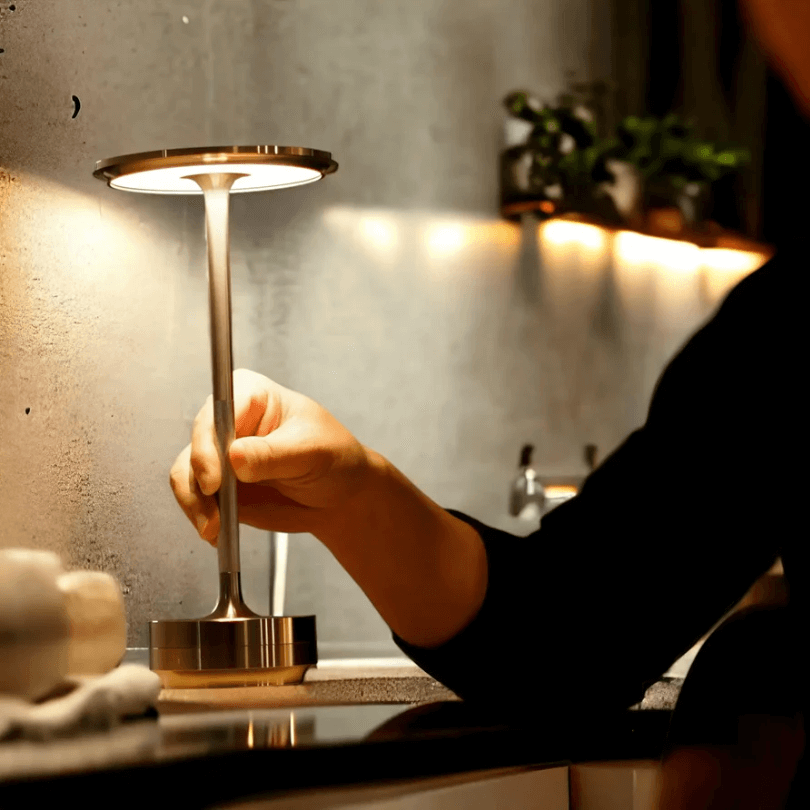 Kabellose LED Tischlampe - Stimmungslicht Nachttischlampe