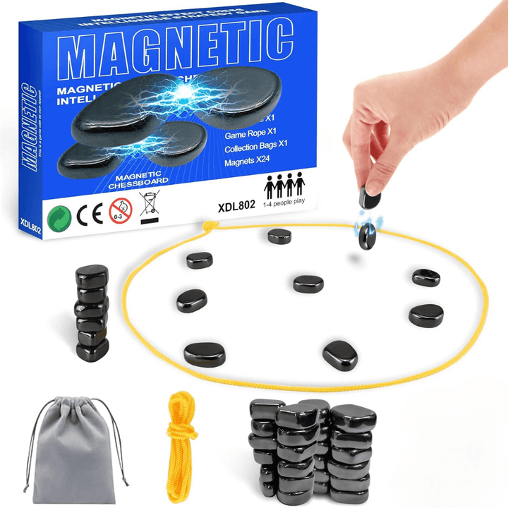 Magnetisches Reise-Schach - Kompakt, robust, strategisch