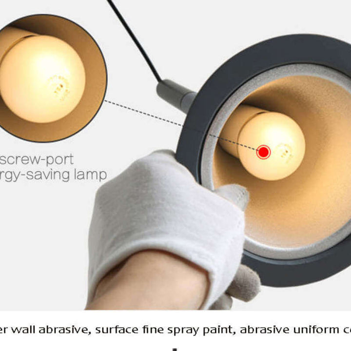 Moderne Dreiecks-Hängeleuchte - Metall