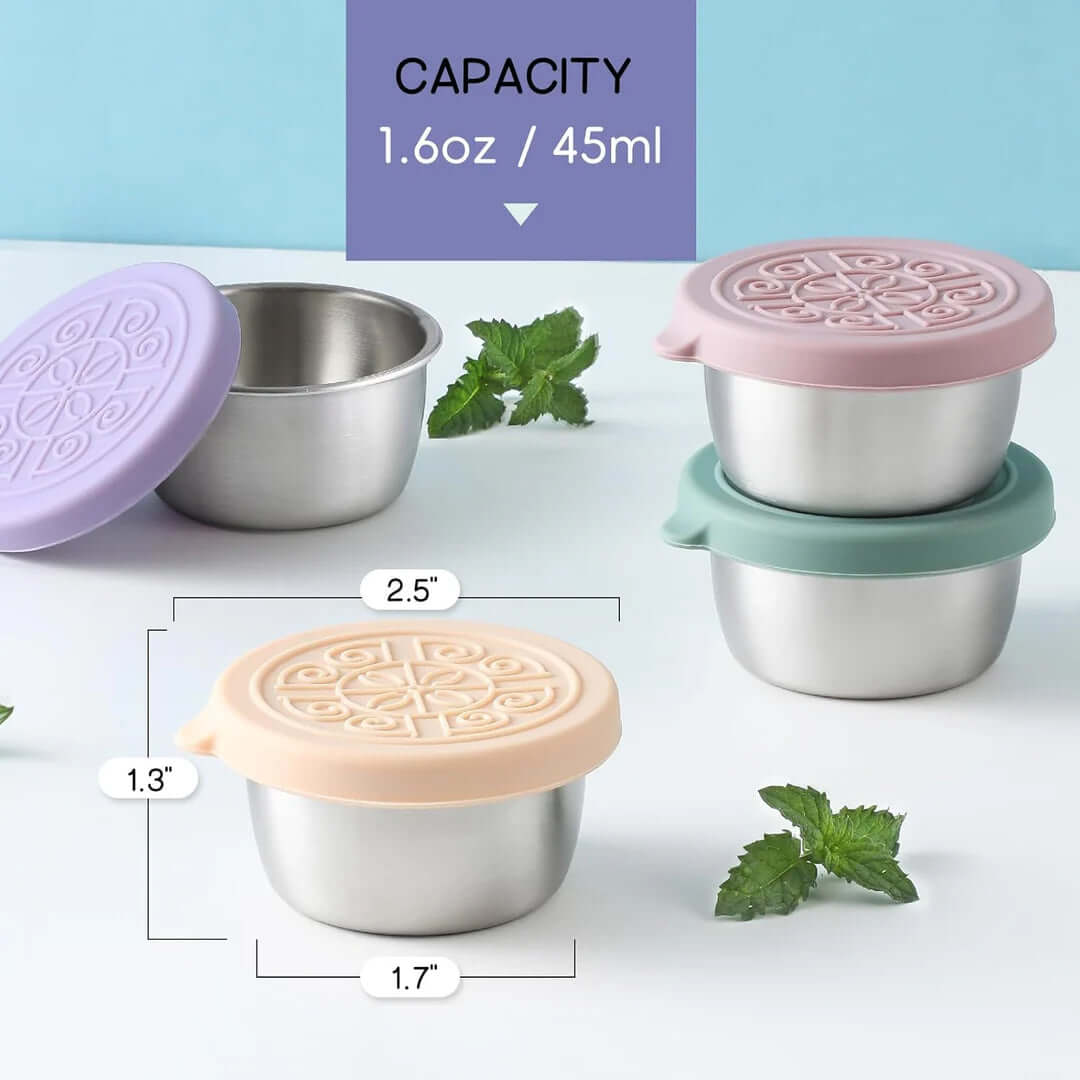 Edelstahl-Saucenbehälter Set