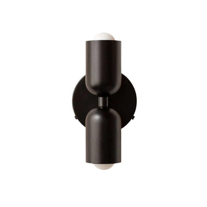 Doppelkopf Wandleuchte Vintage Metall Design