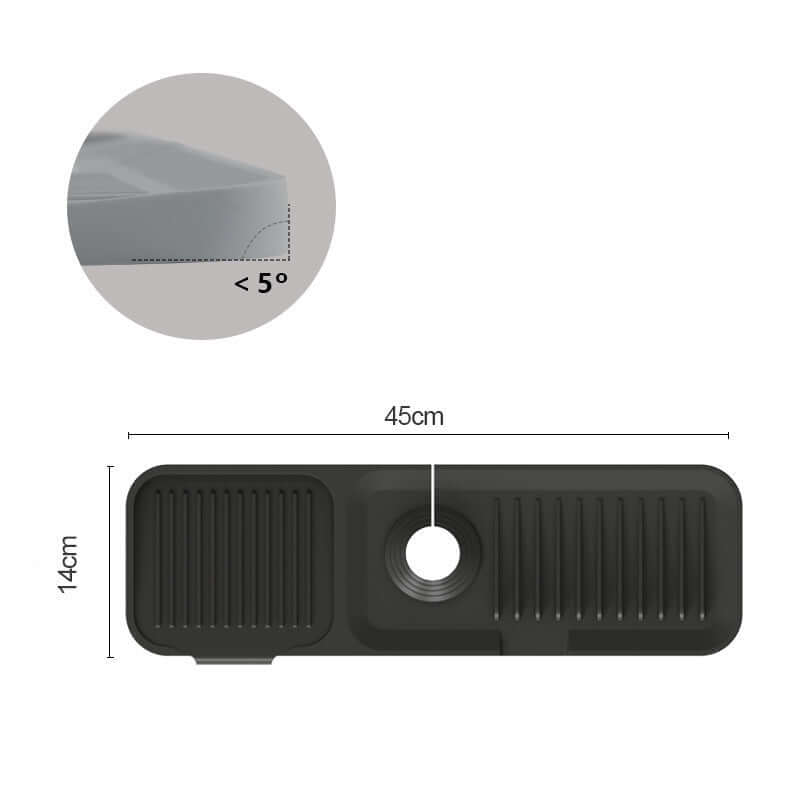 Silikon Ablaufmatte & Spritzschutz für Küche & Bad