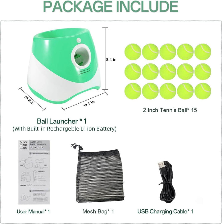 Automatischer Ballwerfer für kleine Hunde mit