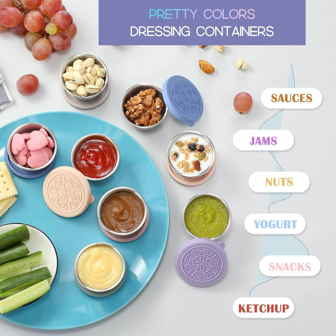 Auslaufsichere Edelstahl Saucenbecher