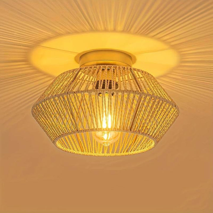 Boho Deckenleuchte Handgefertigt