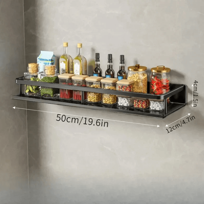 Küchenregal Schwarz - Modernes Wandregal