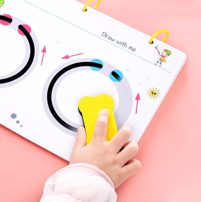 Wiederverwendbares Schreibheft Set für Kleinkinder