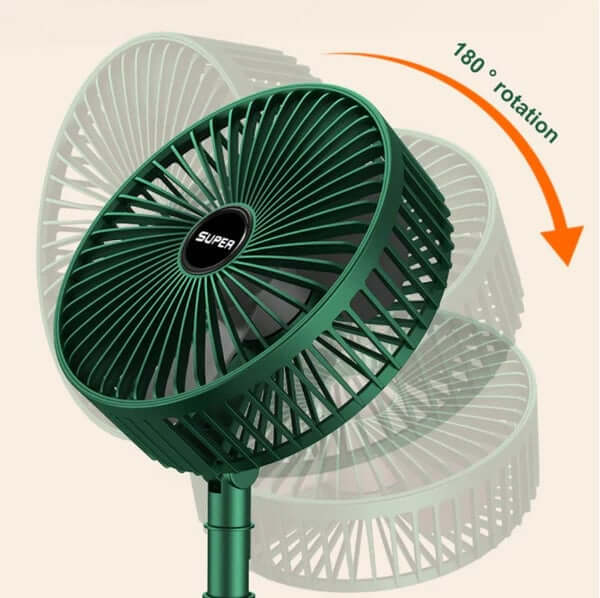 Tragbarer Klappventilator mit 3 Geschwindigkeiten