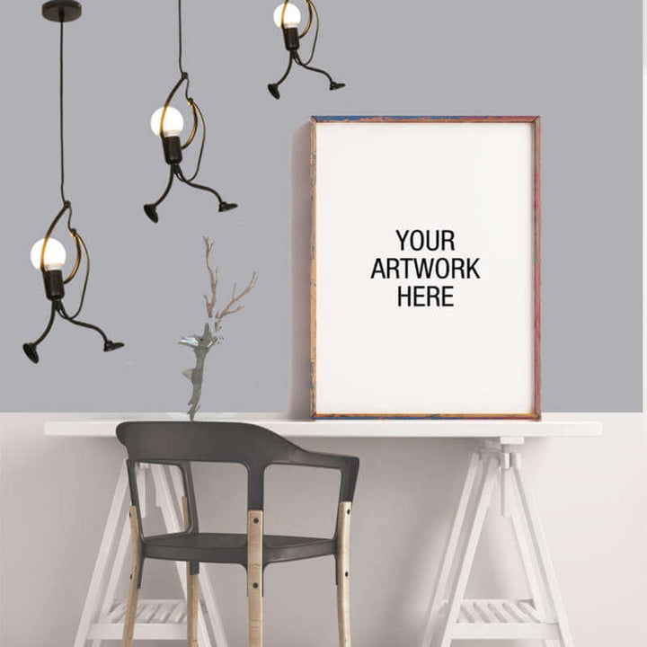 Retro Iron Man Hängelampe