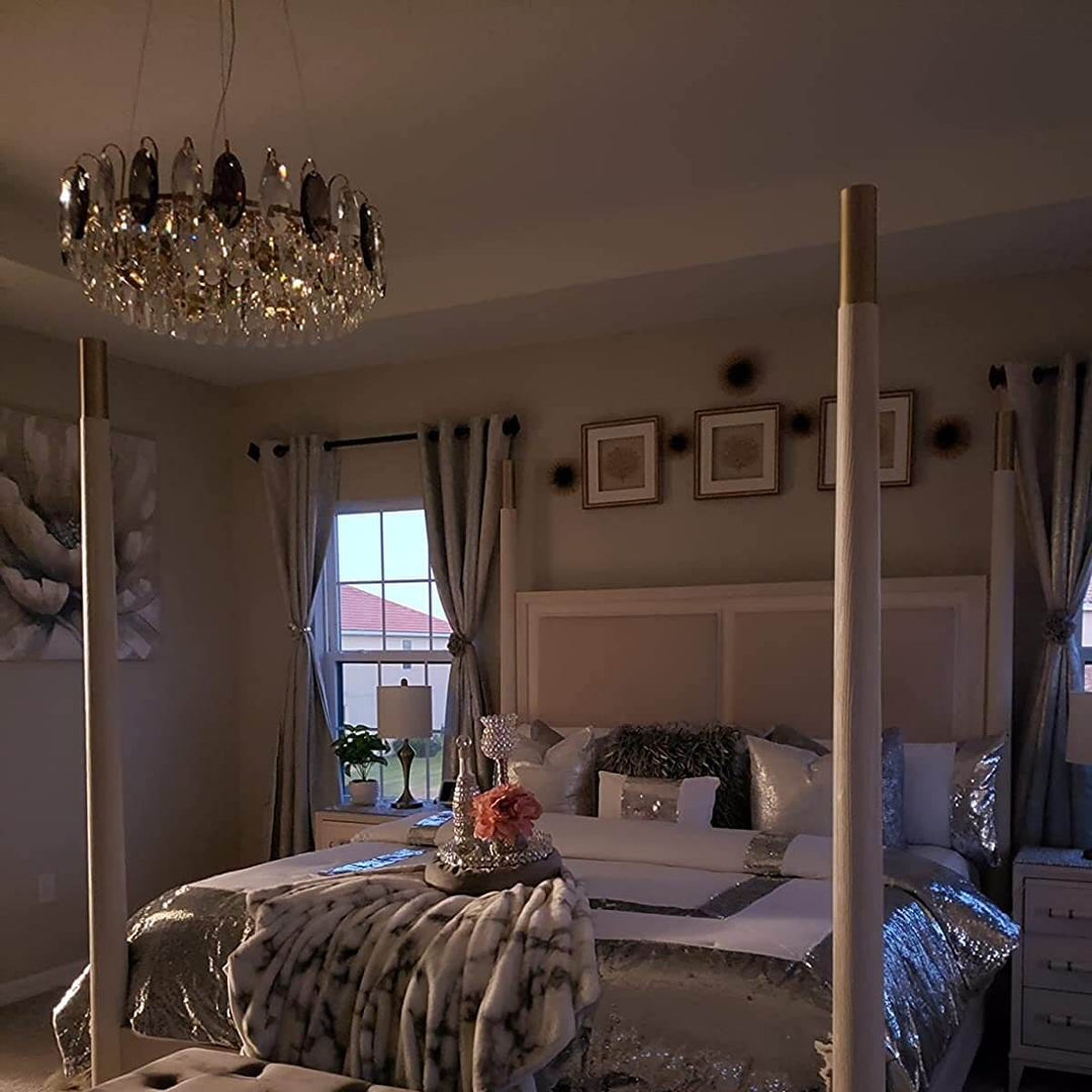 Luxuriöser K9 Kristallkronleuchter, dimmbar