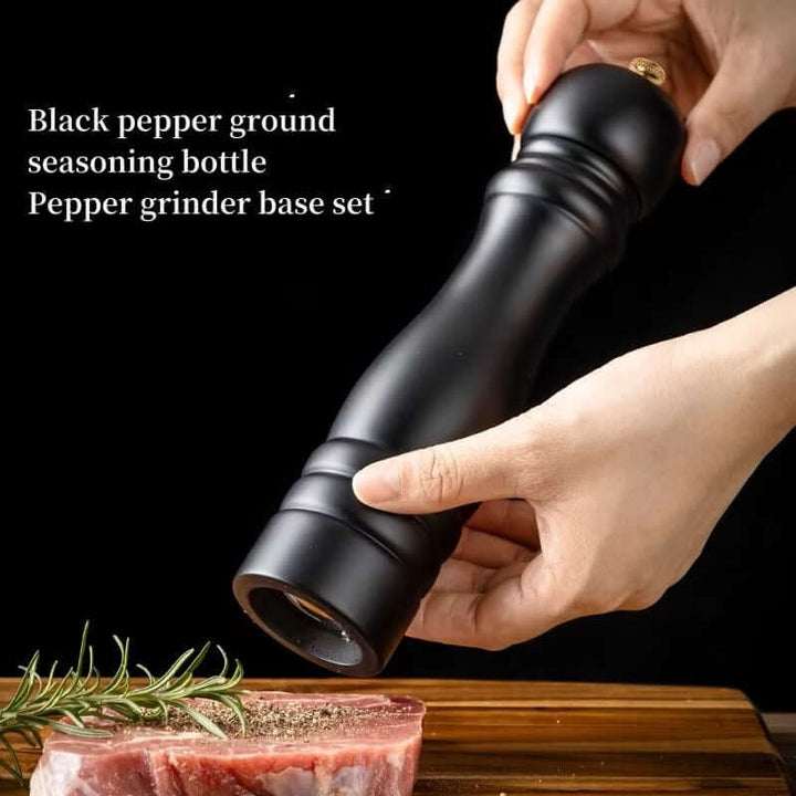 Holz Gewürzmühlen Set - Manuelle Salz & Pfeffermühle