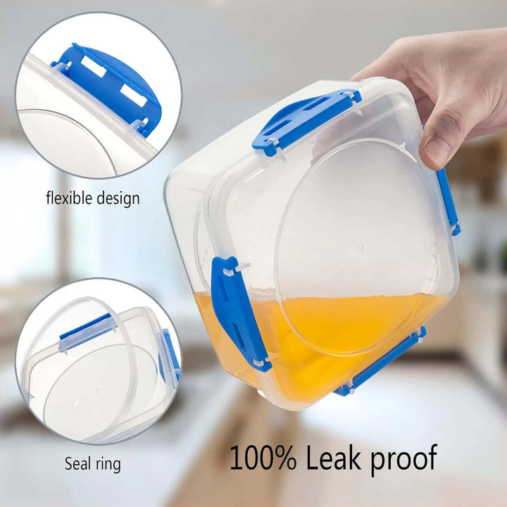 4er Set Auslaufsichere Lunchboxen: Frisch & Sicher