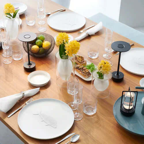 Dimmbare LED Tischleuchte, USB Akkulampe